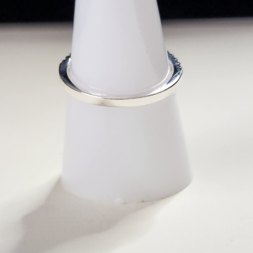 Pandora Sterling Silver Rectangular Sparkling Hal… - image 5